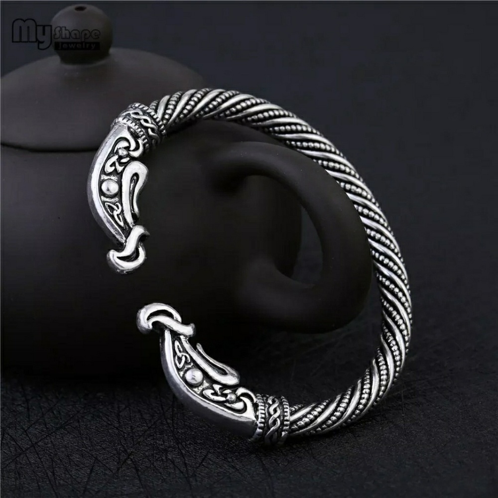 Viking Valkyrie Crows Sacred Arm Ring Bracelet